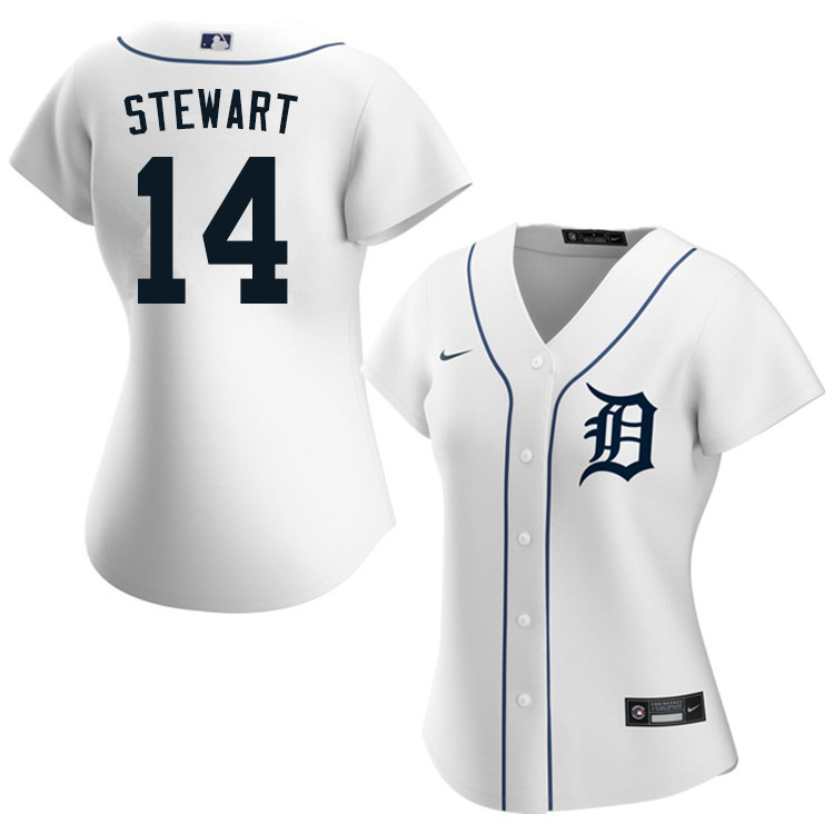 Nike Women #14 Christin Stewart Detroit Tigers Baseball Jerseys Sale-White